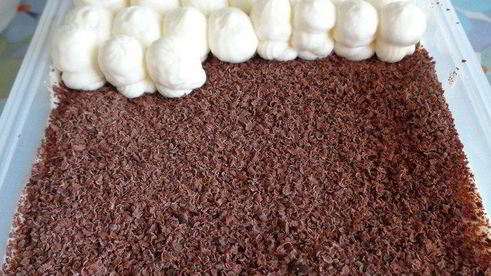 тирамису манго-шоколад