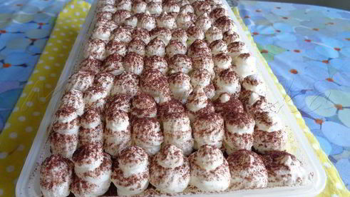 тирамису манго-шоколад