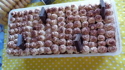 тирамису манго-шоколад