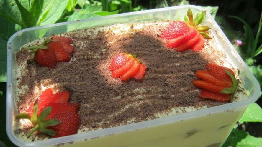 Рецепт тирамису с клубникой