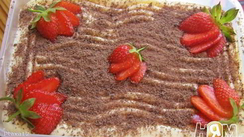 тирамису с клубникой