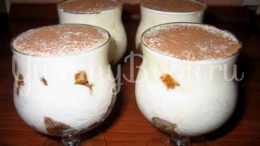 Рецепт тирамису в бокалах