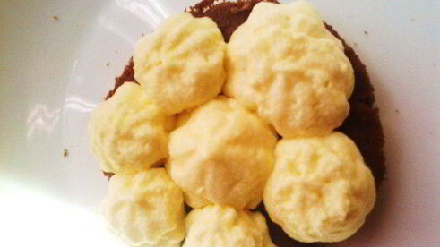 тирамису в форме цветка dalia