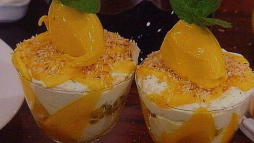 Рецепт экзотический манговый тирамису