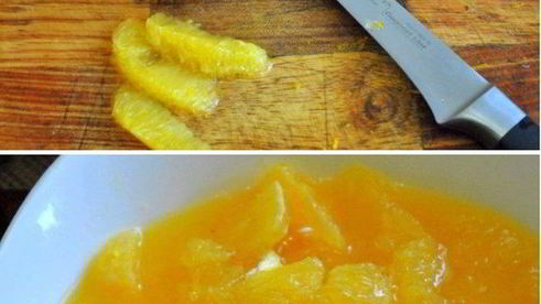 тосканский творожный десерт с апельсинами