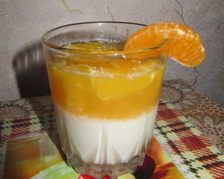 Цитрусовая панна котта