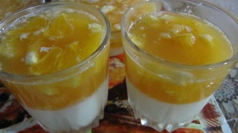 цитрусовая панна котта