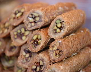 Турецкая сладость Кадаиф