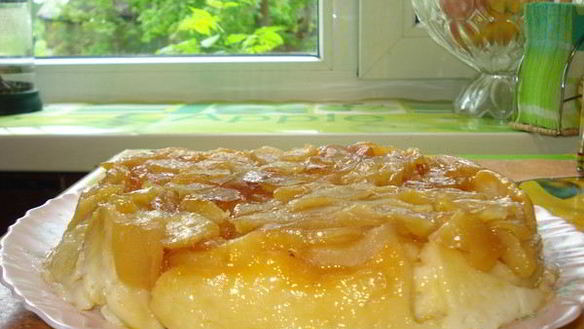 Рецепт Творожного пудинга с яблоками