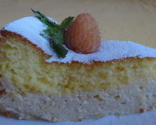 Ванильно-творожный пудинг