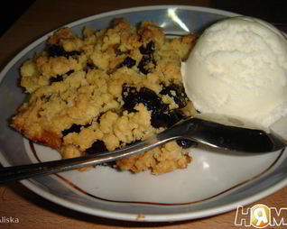 Яблочный крамбл