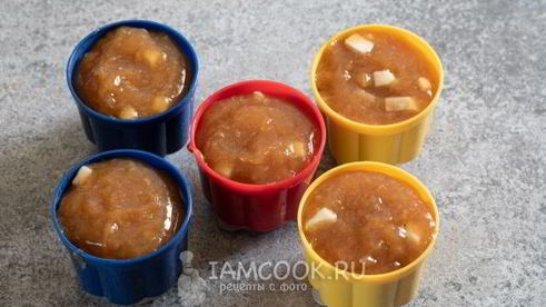 яблочный пудинг для детей