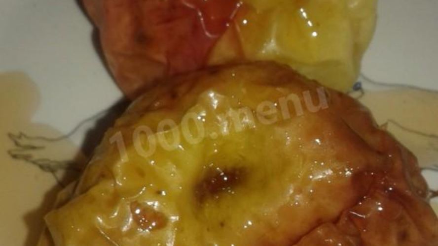 Рецепт запеченные яблоки в микроволновке