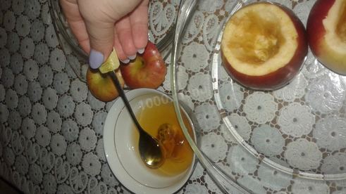 запеченные яблоки в микроволновке