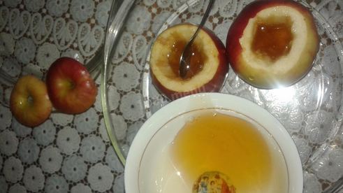 запеченные яблоки в микроволновке