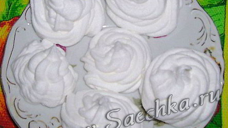 Рецепт домашний зефир