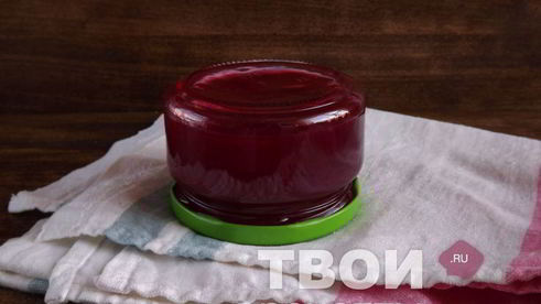 желе из красной смородины