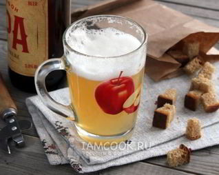Желе Кружка пива из яблочного сока