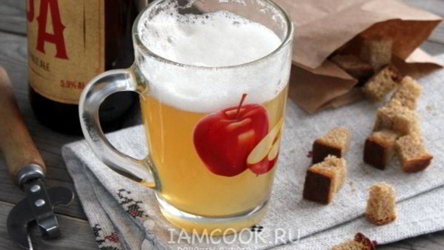 Рецепт желе кружка пива из яблочного сока
