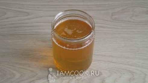 желе кружка пива из яблочного сока