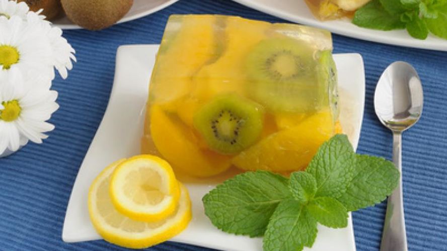 Рецепт желе с фруктами
