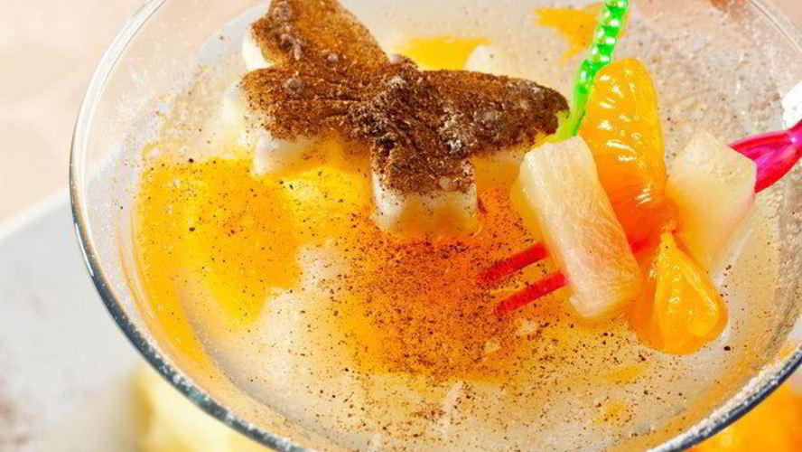 Рецепт желе с рисом лакомые фрукты