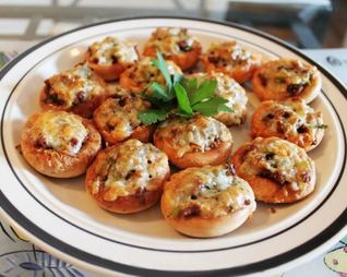 Бублики фаршированные мясным фаршем в духовке