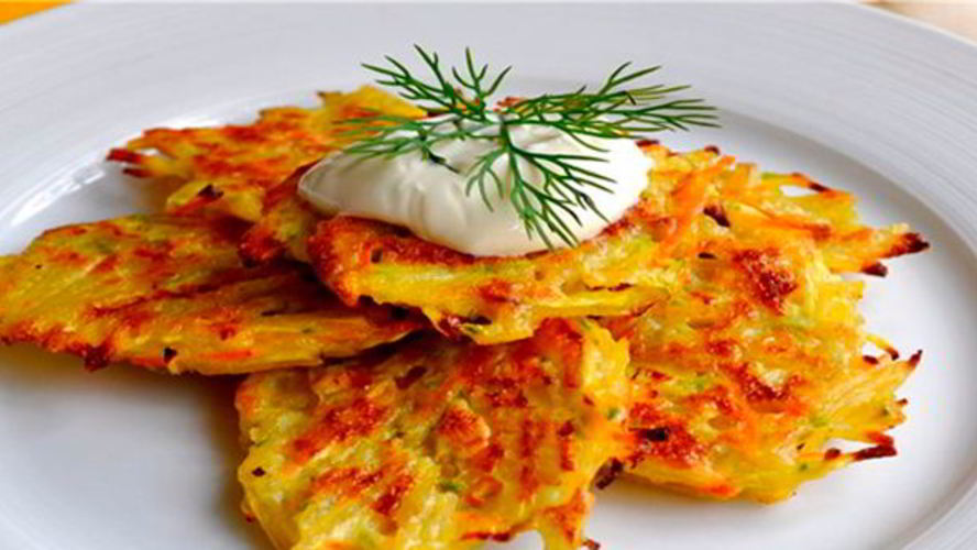 Рецепт картофельные драники с сыром
