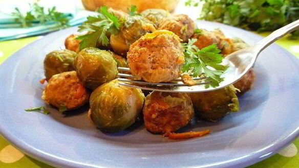 Рецепт Брюссельская капуста с фрикадельками