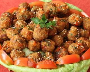 Фрикадельки с булгуром по-арамейски