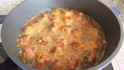 фрикадельки с булгуром по-арамейски