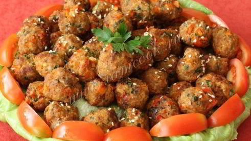 фрикадельки с булгуром по-арамейски