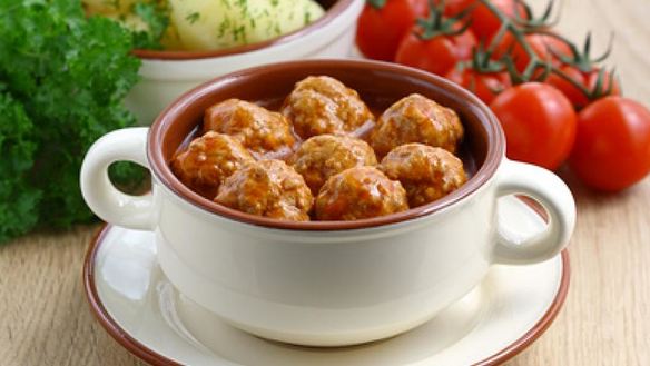 Рецепт Мясные фрикадельки в томатном соусе