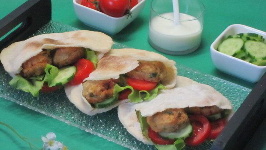 Рецепт пита с фрикадельками из нута фалафель