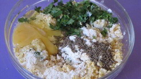 пита с фрикадельками из нута фалафель