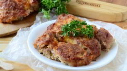 сытные фрикаделины с начинкой