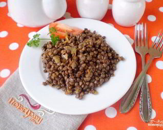 Гарнир из чечевицы