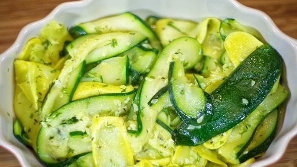 Рецепт Гарнир из кабачков