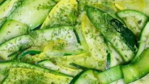 гарнир из кабачков