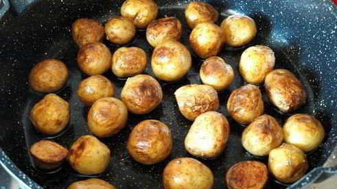 гарнир из молодого картофеля