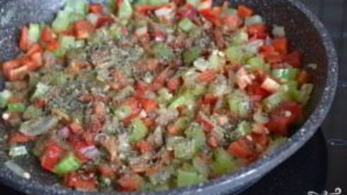 гарнир из перловки с овощами