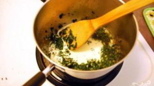 гарнир из шпината