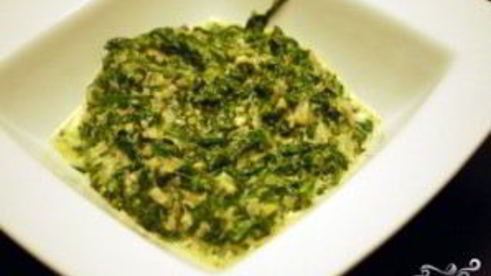 гарнир из шпината