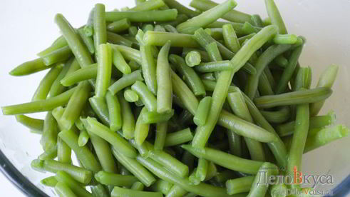 гарнир из стручковой фасоли
