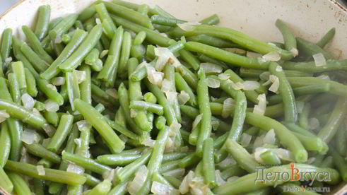 гарнир из стручковой фасоли