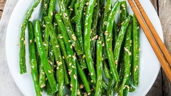 Рецепт Гарнир из свежей стручковой фасоли