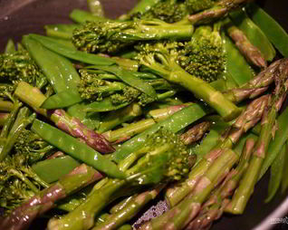 Гарнир с брокколи