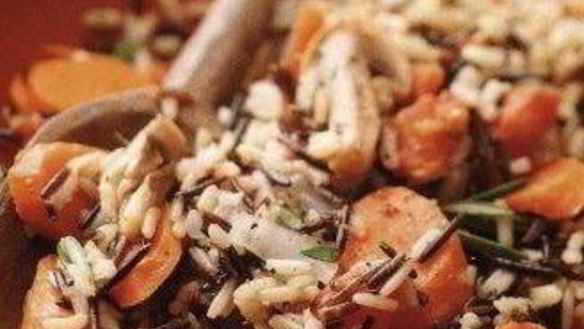 Рецепт Ароматный рис с овощами