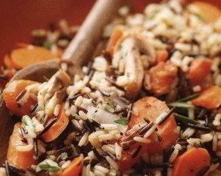 Ароматный рис с овощами