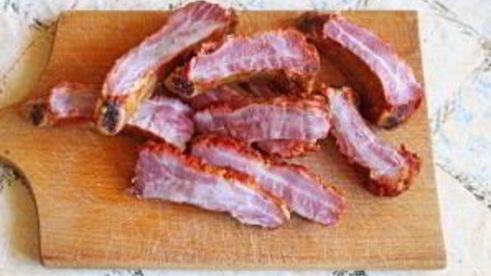 чечевица с копчеными ребрышками